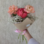 Buchet 3 bujori